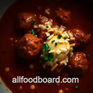 Hearty Albondigas Soup: A Taste of Mexico! Recipe Card