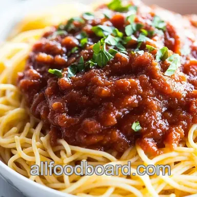 Hearty Spaghetti Sauce Recipe: Better Than Jarred! Recipe Card