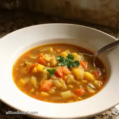 My Nans Easy Vegetable Soup Recipe Ready in 45 Recipe Card