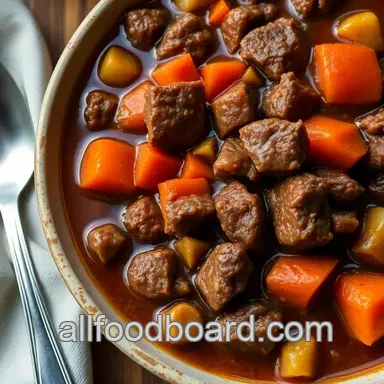 Hearty Beef Stew Instant Pot Recipe: Comfort in a Flash Recipe Card