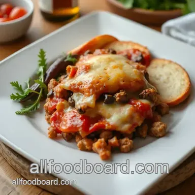 Easy Bake Hearty Meat Lovers Pizza Casserole: A Delicious Twist! Recipe Card