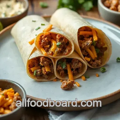 5 Amazing Ways to Make Quick Beef Wraps with Nacho Cheese Goodness Recipe Card