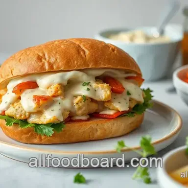 Easy & Flavorful Slow Cooker Chicken Ranch Sandwiches: A Family Favorite Recipe Card