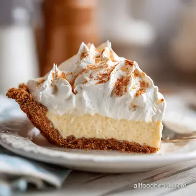 Coconut Cream Pie with Graham Cracker Crust for 8 Servings Recipe Card