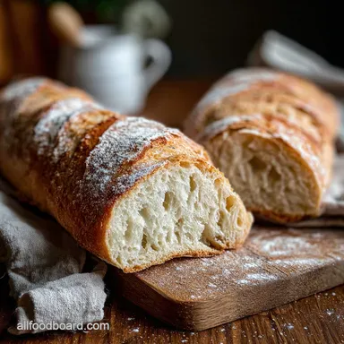 Homemade French Bread Crispy Baked in 30 Minutes Recipe Card