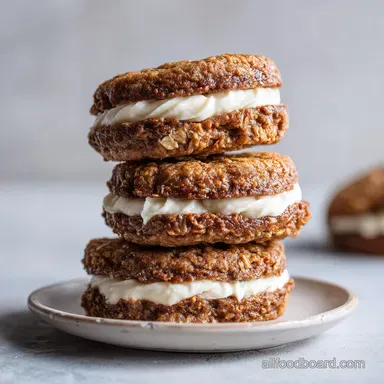 Oatmeal Cream Pies: Soft Sandwich Cookies in 25 Minutes Recipe Card