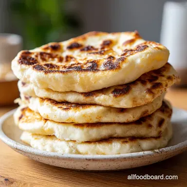 Homemade Pita Bread: Soft Flatbread for 8 Servings Recipe Card