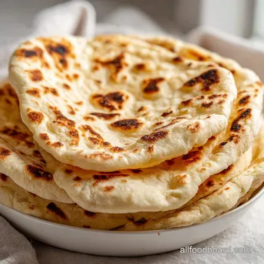 Homemade Pita Bread: Soft Flatbread for 8 Servings