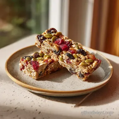 Homemade Protein Bars with Nut Butter in 10 Minutes Recipe Card