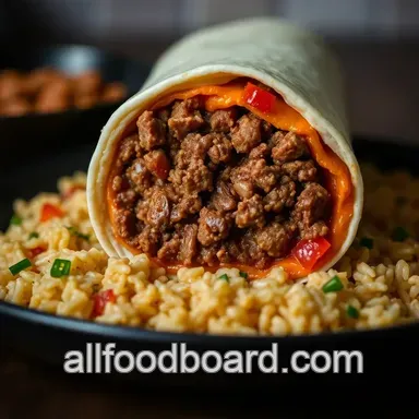 Easy Homemade Taco Bell Beefy Melt Burrito Recipe Recipe Card
