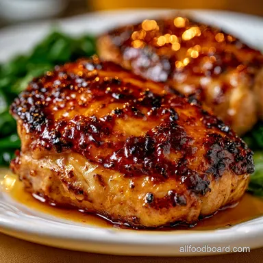 Honey Garlic Boneless Chicken Thighs Recipe Card