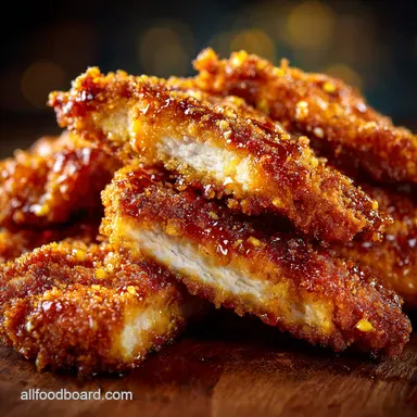 Honey Mustard Chicken Tenders Cracking Crispy Recipe