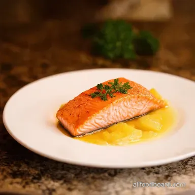 Honey Pineapple Salmon Taste the Island Life in 25 Minutes Recipe Card