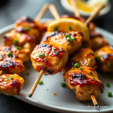 HoneyKissed Dijon Chicken Skewers BBQ Bliss Recipe Card