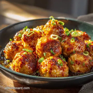 Hot Honey Chicken Meatballs: Sticky, Spicy, Sweet Comfort Food Recipe