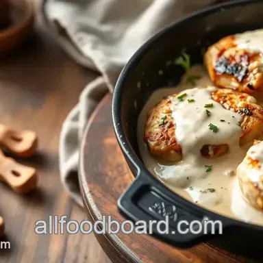 How to Make Skillet Chicken with Creamy Garlic Sauce: A Cozy Dinner Delight!