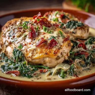Creamy Tuscan Chicken Instant Pot Dinner Recipes Collection Recipe Card