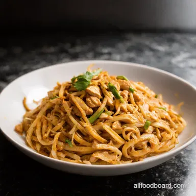 Irresistible Chicken Pad Thai A Weeknight Winner Recipe Card