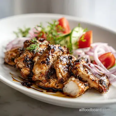 Chicken Thigh Marinade for 8 Servings Recipe Card