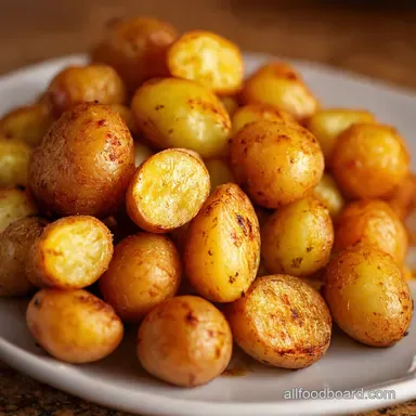 Irresistibly Crispy Roasted Baby Potatoes My Easy Peasy Recipe Recipe Card