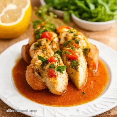 Quick Bruschetta Chicken Recipe Italian Herb Delight Recipe Card