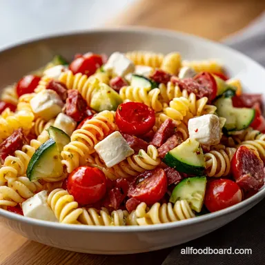 Italian Pasta Salad with Salami