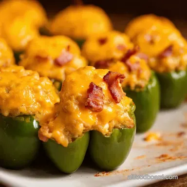 Stuffed Jalapenos III Bacon Cheddar Poppers Ready in Minutes Recipe Card