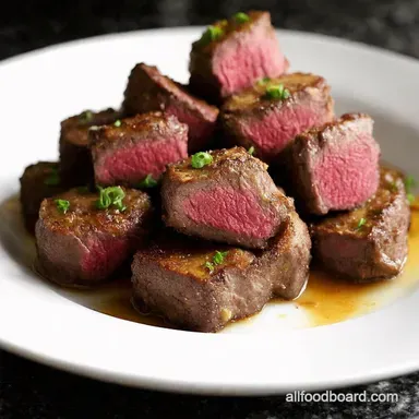 Garlic Butter Steak Bites A 20Minute Dinner Win Recipe Card