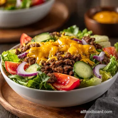 Keto Big Mac Bowl: Ultimate Low Carb Cheeseburger Salad