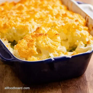 Keto Cauliflower Cheese Low Carb Comfort Food Done Right Recipe Card
