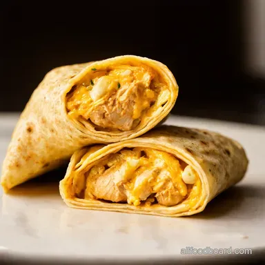 Keto Cheesy Garlic Chicken Wraps Low Carb Heaven Recipe Card