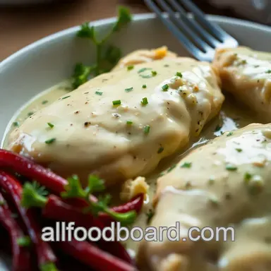 Keto Creamy Garlic Parmesan Chicken with Roasted Broccoli presentation