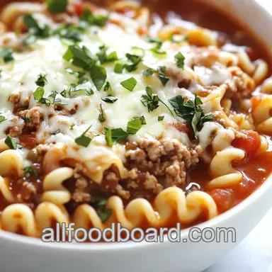 Lasagna Soup Recipe: My Family's Comfort Food Secret! Recipe Card