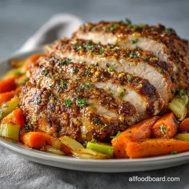 Lean Slow Cooker Turkey with Vegetables Recipe Card