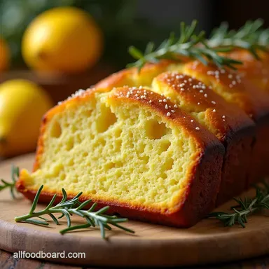 Foolproof Lemon Rosemary Olive Oil Cake Recipe Moist Zesty Recipe Card