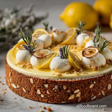 Easter Desserts Creamy Lemon White Chocolate Tart NoBake Showstopper Recipe Card