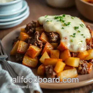 Ultimate Baked Beef Loaded Potato Casserole Delight: 5 Amazing Tips Recipe Card