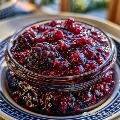 30-Minute Easy Blackberry Jam Recipe Card