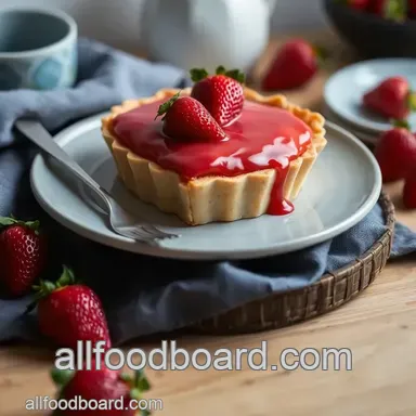 My Family's Favorite Make Strawberry Pie with Glossy Glaze: A Summer Delight Recipe Card
