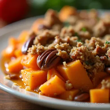 MakeAhead Sweet Potato Gratin Holiday Side Dishes Recipe Card
