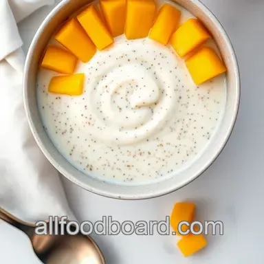 Easy Glow Recipe: Sun-Kissed Mango Coconut Chia Pudding Recipe Card
