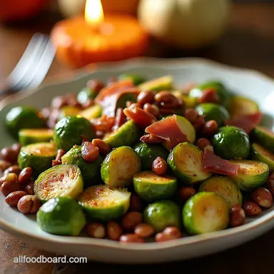 Easy MapleGlazed Brussels Sprouts Best Fall Side Dish Recipes Recipe Card