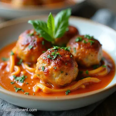 Easy Marry Me Chicken Meatballs in Creamy Sauce Recipe