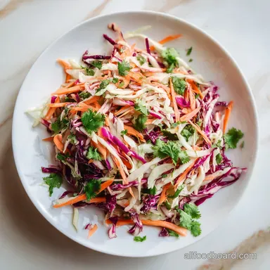 Mexican Cilantro Lime Coleslaw: 15 Min Recipe Card