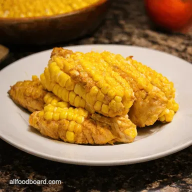 Mexican Street Corn Chicken Elote A Fiesta on Your Plate Recipe Card