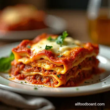 The Best Homemade Million Dollar Lasagna Recipe with Ricotta Recipe Card