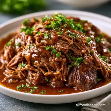 Mississippi Pot Roast Recipe for 6 Recipe Card