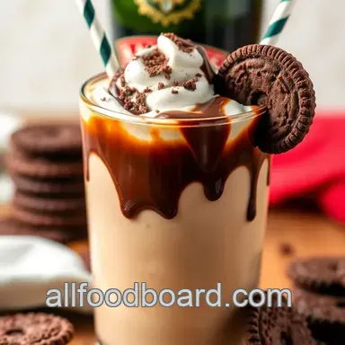 Mixing Baileys Irish Cream Delightful Drink Recipe Card