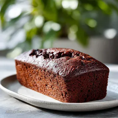Moist Chocolate Banana Bread for 12 Servings