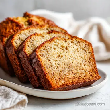 Banana Bread: Velvety and Golden Recipe Card